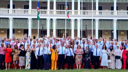 Honorary Consul General Maxim Behar at the Opening Ceremony of the Annual Honorary Consuls’ Conference of the Republic of Seychelles 2022